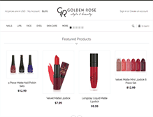 Tablet Screenshot of grcosmetics.com